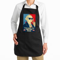 Too Cool For British Rule George Washington 4th Of July Apron