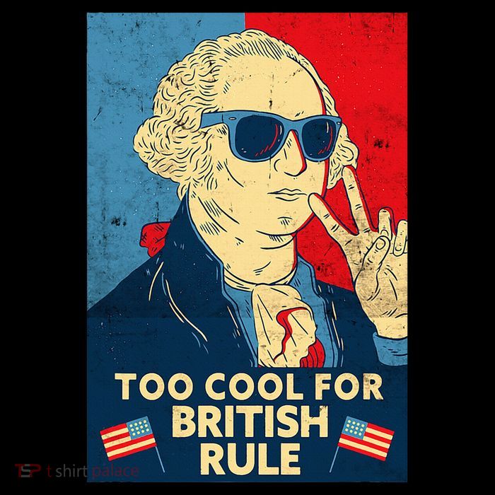 Too Cool For British Rule George Washington 4th Of July Sustainable Beanie