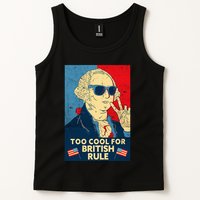 Too Cool For British Rule George Washington 4th Of July Tank Top