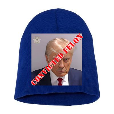 Trump Convicted Felon Short Acrylic Beanie