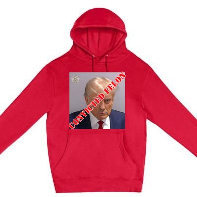 Trump Convicted Felon Premium Pullover Hoodie