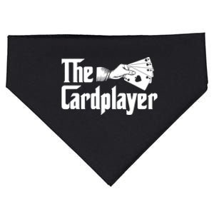 The Cardplayer Funny Poker Card Player Casino Gambler USA-Made Doggie Bandana