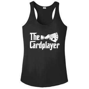 The Cardplayer Funny Poker Card Player Casino Gambler Ladies PosiCharge Competitor Racerback Tank