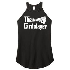 The Cardplayer Funny Poker Card Player Casino Gambler Women's Perfect Tri Rocker Tank