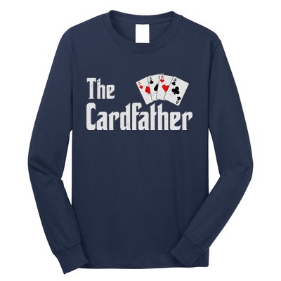 The Card Father Poker Game Cards Playing Dad FatherS Dad Long Sleeve Shirt