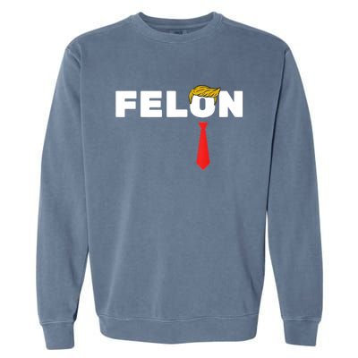 Trump Convicted Felon 34 More Reasons To Vote For Trump Garment-Dyed Sweatshirt