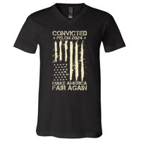 Trump Convicted Felon 34 More Reasons To Vote For Trump V-Neck T-Shirt