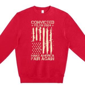 Trump Convicted Felon 34 More Reasons To Vote For Trump Premium Crewneck Sweatshirt