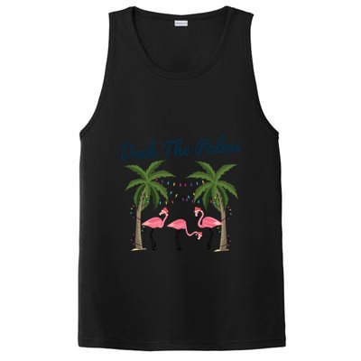 Tropical Christmas Florida Flamingo Deck The Palms Gift PosiCharge Competitor Tank