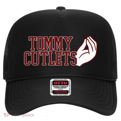 Tommy Cutlets Football Quarterback Italian Hand High Crown Mesh Back Trucker Hat