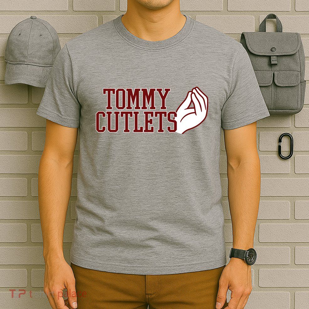 Tommy Cutlets Football Quarterback Italian Hand T-Shirt