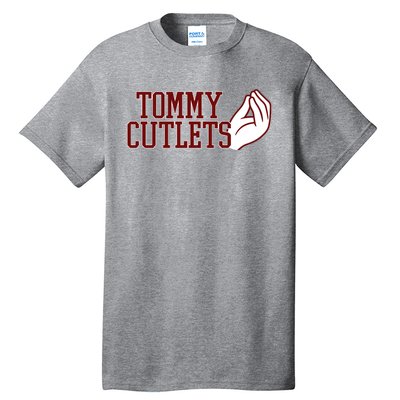 Tommy Cutlets Football Quarterback Italian Hand Tall T-Shirt