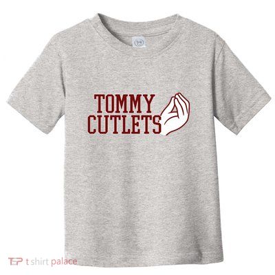 Tommy Cutlets Football Quarterback Italian Hand Toddler T-Shirt