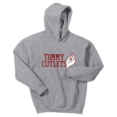 Tommy Cutlets Football Quarterback Italian Hand Kids Hoodie