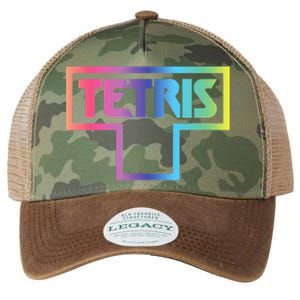 Tetris Color Fade Logo Legacy Tie Dye Trucker Hat