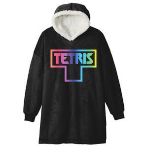 Tetris Color Fade Logo Hooded Wearable Blanket