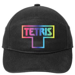 Tetris Color Fade Logo 7-Panel Snapback Hat