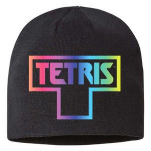 Tetris Color Fade Logo Sustainable Beanie