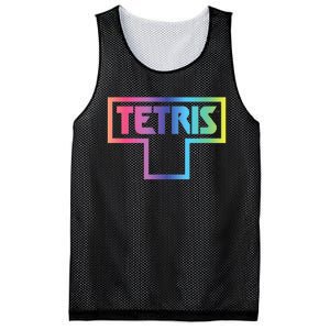 Tetris Color Fade Logo Mesh Reversible Basketball Jersey Tank