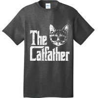 The Catfather Funny Cat Dad Fathers Day Movie Pun Papa T-Shirt