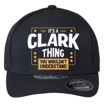 Team Clark Family Member Flexfit Unipanel Trucker Cap