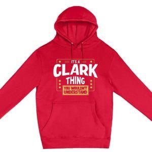 Team Clark Family Member Premium Pullover Hoodie