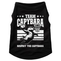 Team Capybara Funny Retro Rodent Capybara Playing Doggie Tank