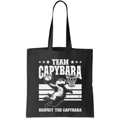 Team Capybara Funny Retro Rodent Capybara Playing Bag