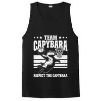 Team Capybara Funny Retro Rodent Capybara Playing PosiCharge Competitor Tank