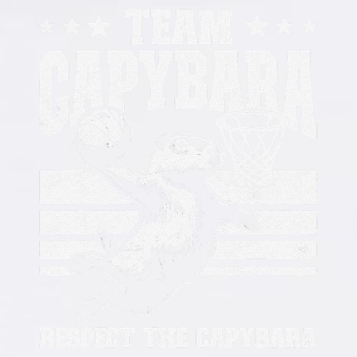 Team Capybara Funny Retro Rodent Capybara Playing Garment-Dyed Sweatshirt
