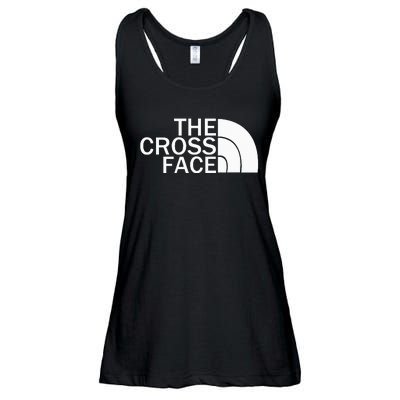 The Cross Face Wrestling funny sport lover Ladies Essential Flowy Tank