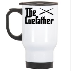 The Cue Father Funny Pool Billiards Player Gift Stainless Steel Travel Mug