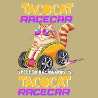 Tacocat Cat Funny Spelling Mexican Cusine Taco & Cats Lover Button