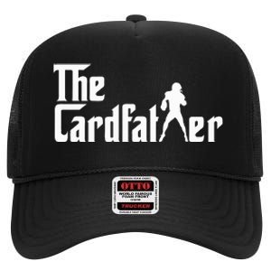 The Cardfather Funny Football Card Collector Trading Cards High Crown Mesh Back Trucker Hat