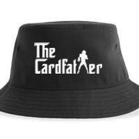 The Cardfather Funny Football Card Collector Trading Cards Sustainable Bucket Hat