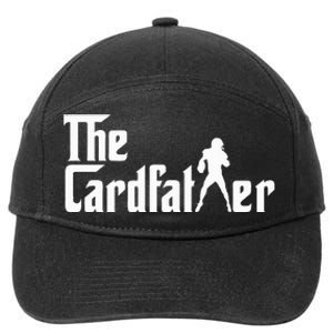 The Cardfather Funny Football Card Collector Trading Cards 7-Panel Snapback Hat