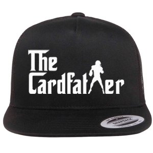 The Cardfather Funny Football Card Collector Trading Cards Flat Bill Trucker Hat