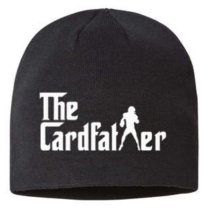 The Cardfather Funny Football Card Collector Trading Cards Sustainable Beanie