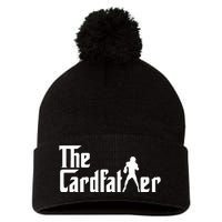 The Cardfather Funny Football Card Collector Trading Cards Pom Pom 12in Knit Beanie