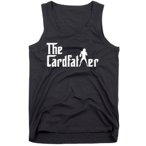 The Cardfather Funny Football Card Collector Trading Cards Tank Top