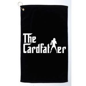 The Cardfather Funny Football Card Collector Trading Cards Platinum Collection Golf Towel