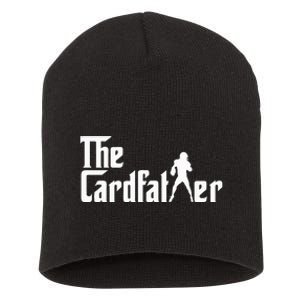 The Cardfather Funny Football Card Collector Trading Cards Short Acrylic Beanie