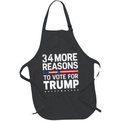 Trump Convicted Felon 34 More Reasons To Vote Apron
