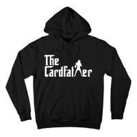 The Cardfather Funny Football Card Collector Trading Cards Tall Hoodie