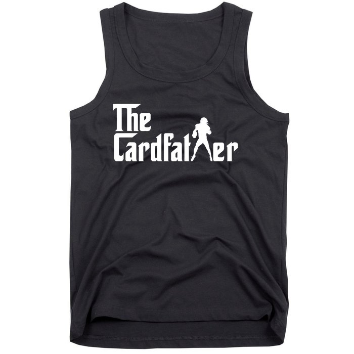 The Cardfather Funny Football Card Collector Trading Cards Tank Top