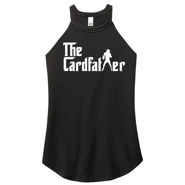 The Cardfather Funny Football Card Collector Trading Cards Women's Perfect Tri Rocker Tank