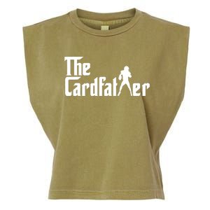 The Cardfather Funny Football Card Collector Trading Cards Garment-Dyed Women's Muscle Tee