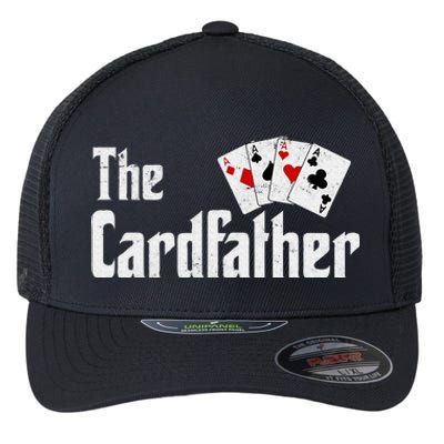 The Card Father Poker Game Cards Flexfit Unipanel Trucker Cap