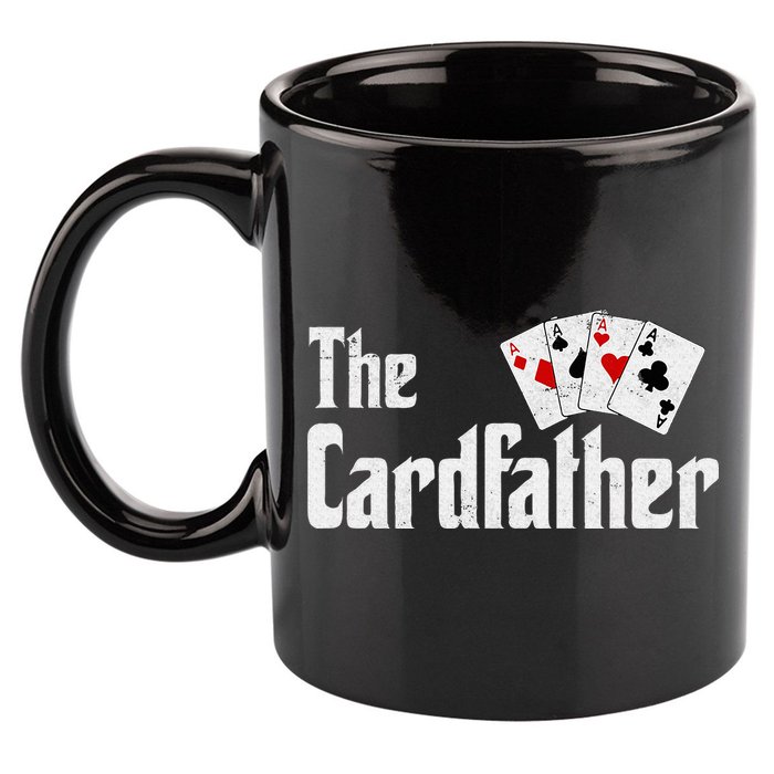 The Card Father Poker Game Cards 11oz C Handle Ceramic Mug