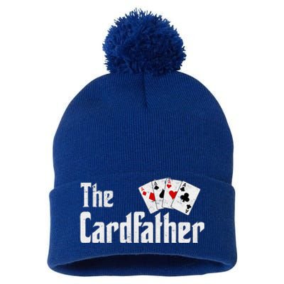 The Card Father Poker Game Cards Pom Pom 12in Knit Beanie